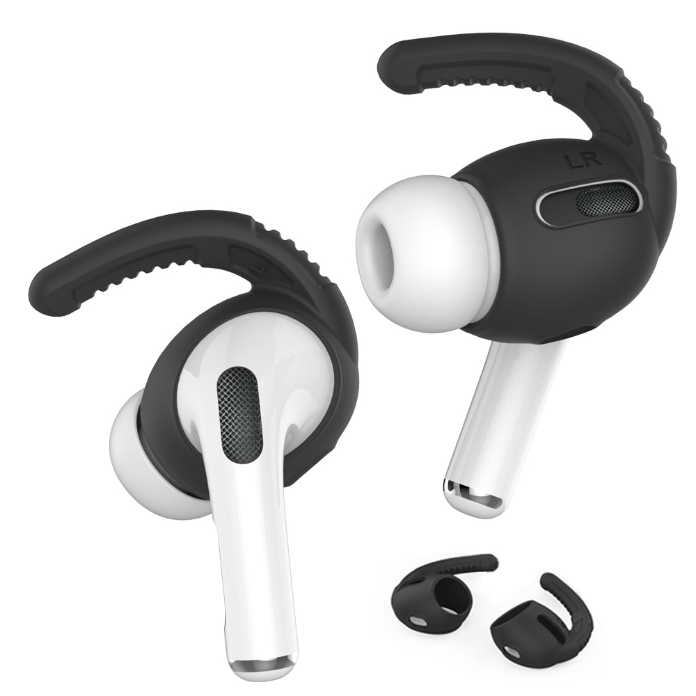 AHASTYLE PT-100 Silicone Ear Cover for Apple AirPods Pro Anti-Skid Ear Hooks 1 Pair Anti-Lost Ear Tips AHASTYLE PT-100 Silicone Ear Cover for Apple AirPods Pro Anti-Skid Ear Hooks 1 Pair Anti-Lost Ear Tips